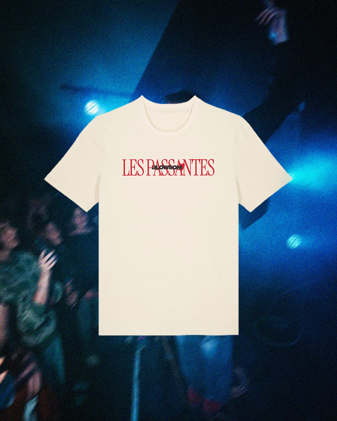 MERCH -blowsom-lespassantes - tshirt - tournee