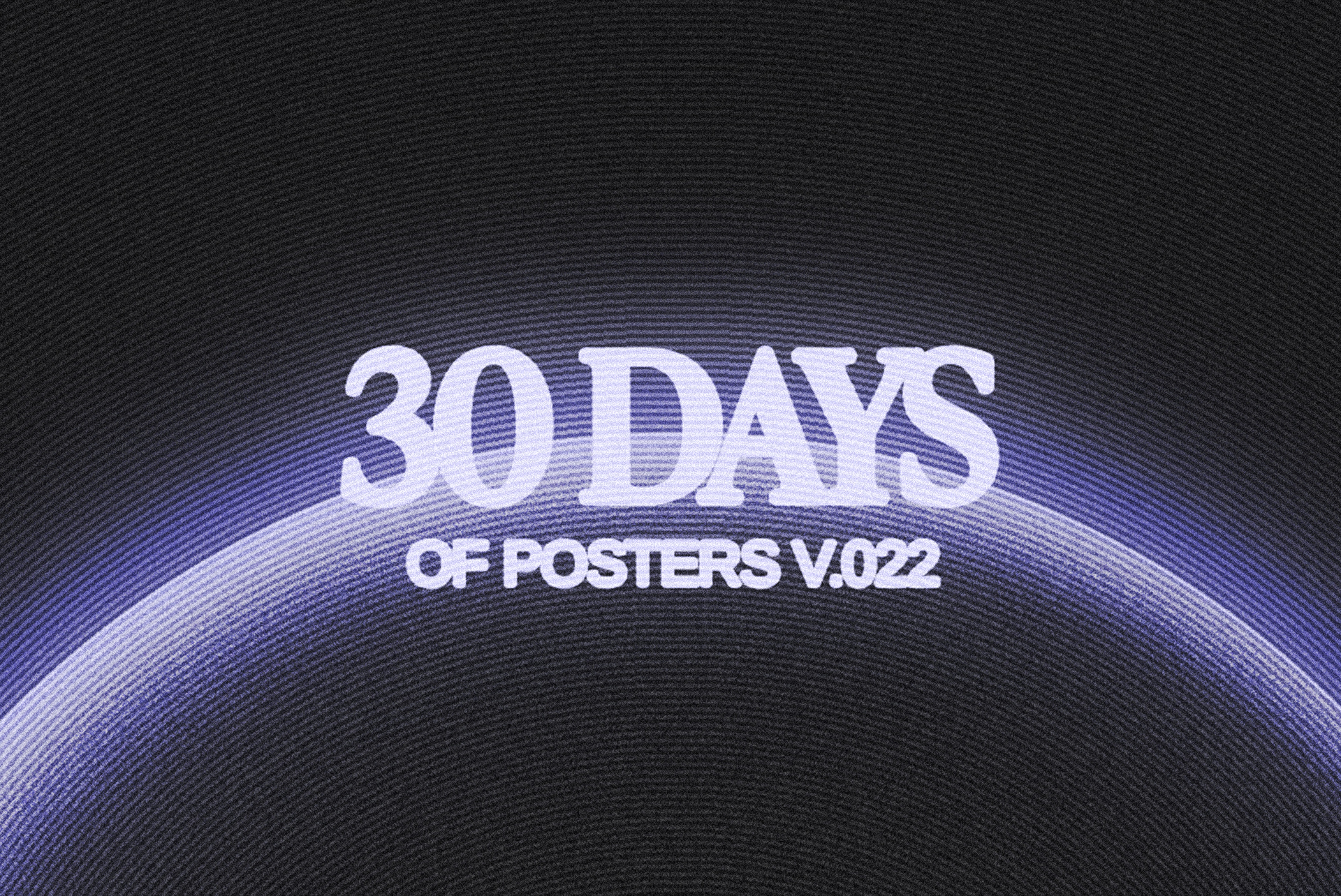 30 Days poster Challenge – V22